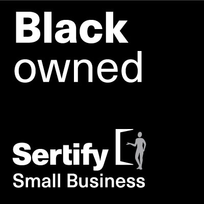 Certified Black-Owned Small Business by Sertify