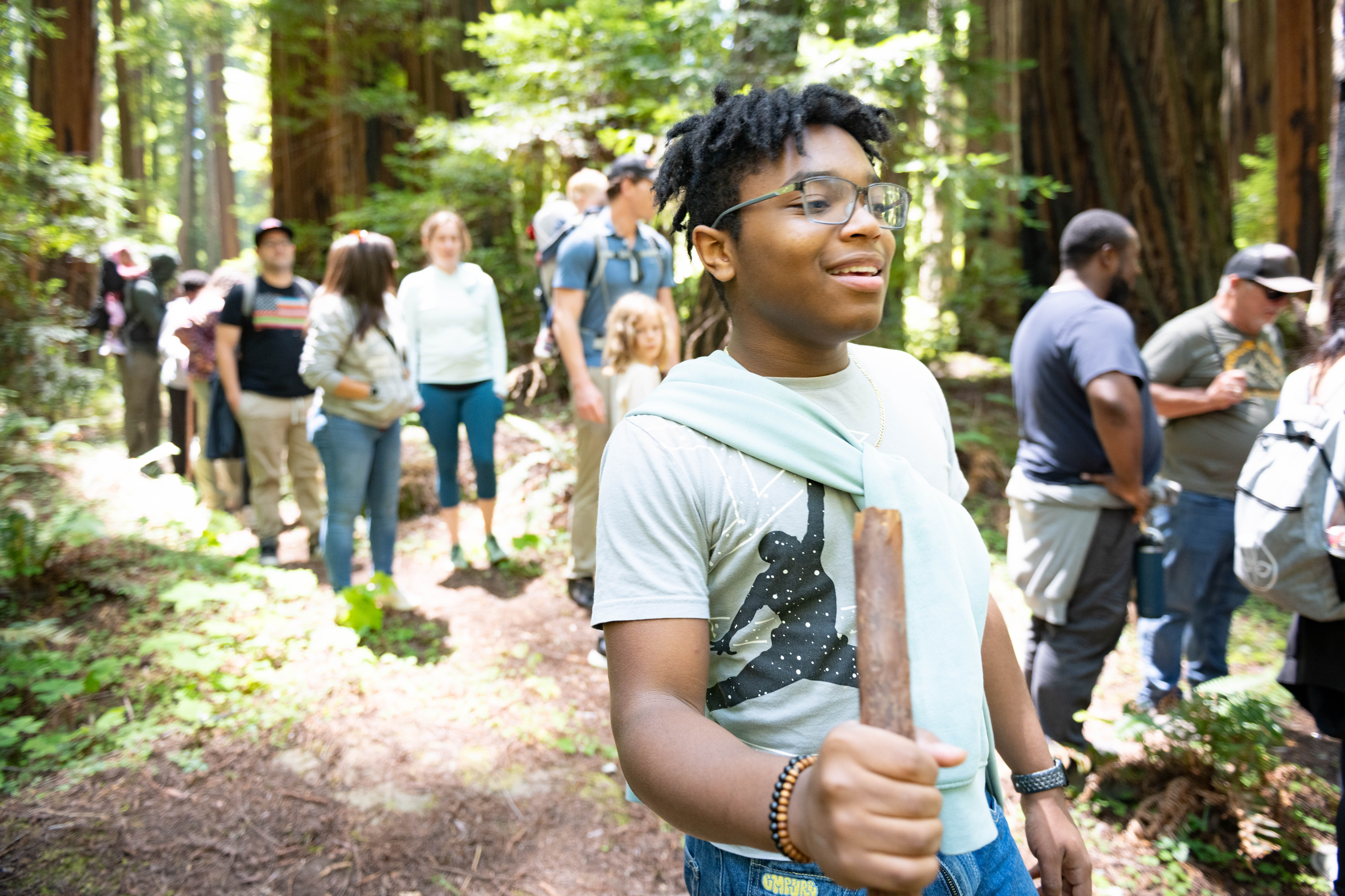 Group hiking adventure