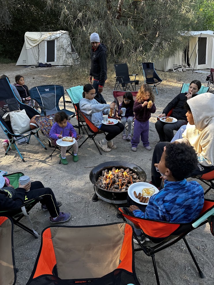 Camping Group in Chairs